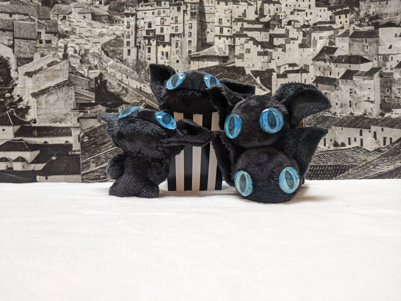 Gremlin Monster Plush, Cute Stuffed Monster, Gremlin Plushie, Handmade, Cuddly, Critter, Creature, Stuffed Animal, Plush Toy, Cute Gift, Art