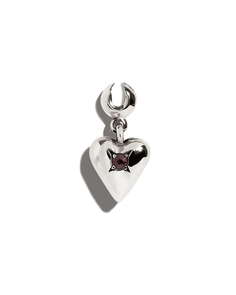 Sammi Heart with Garnet Charm - The Great Frog London - USA