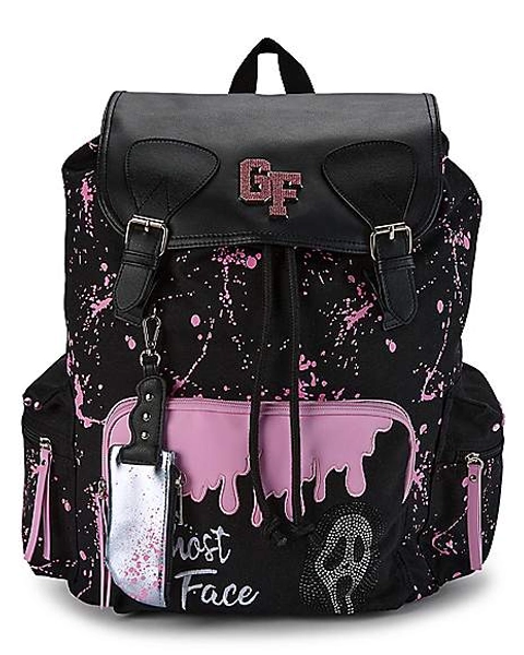 Ghost Face Pink Rucksack Backpack
