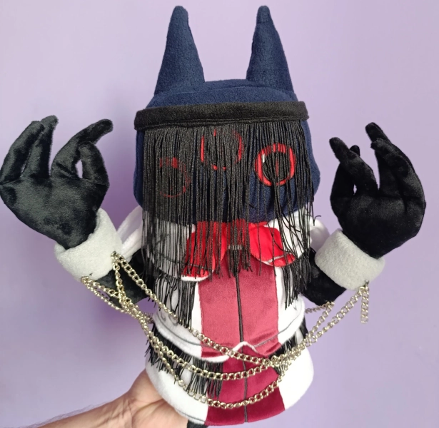 Narinder. Sharpened. Cult of the Lamb. Plush toys to order. 15 inch(38 см)