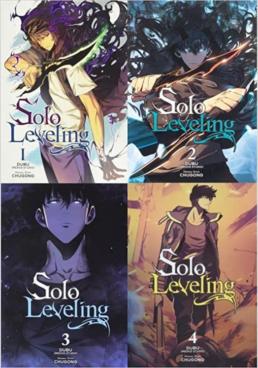 Solo Leveling Manga Series Vol 1-4: 4 Books Collection Set - Paperback, January 1, 2022