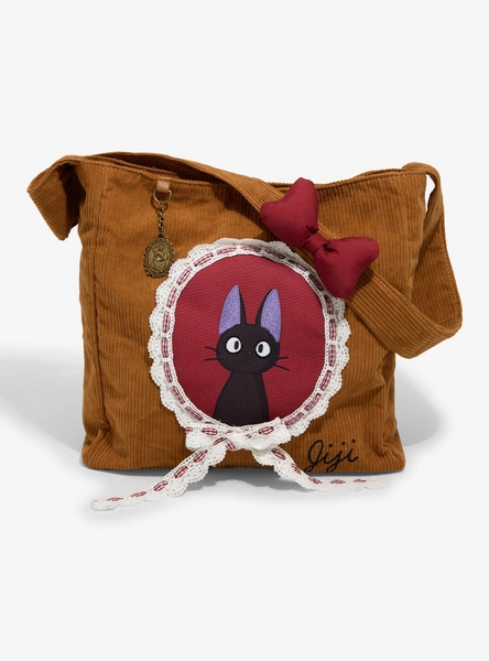 Her Universe Studio Ghibli® Kiki's Delivery Service Jiji Corduroy Shoulder Bag