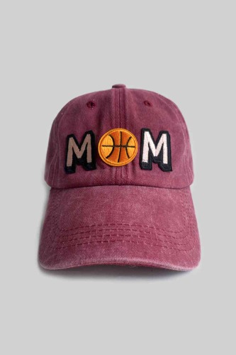 MOM Baseball Cap - Wine / One Size