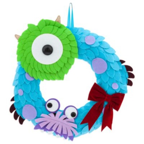 Disney Store - Pixar Holiday Kollektion - Die Monster AG - Weihnachtskranz | Disney Store