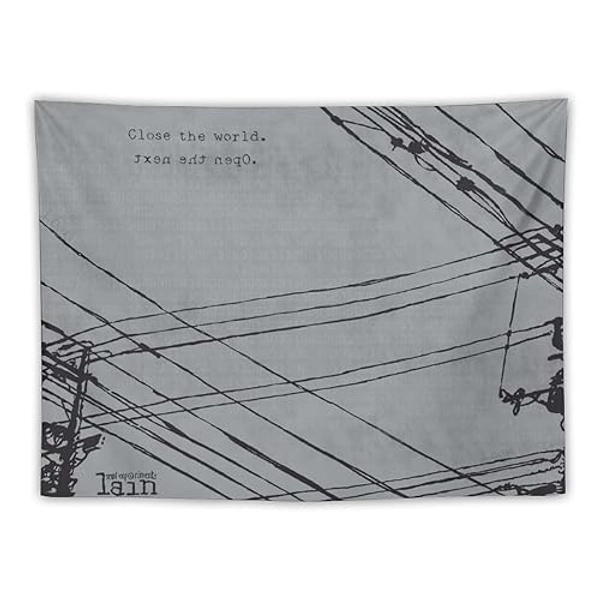JUNZHE Serial Experiments Lain Poster Anime Lain Pictures Art Print Posters (1) Room Aesthetic Tapestry Print Art Wall Painting Polyester Tapestries Gifts Modern Bedroom Decor 30"x40"
