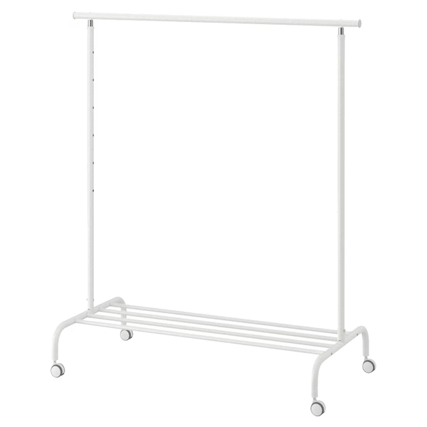 RIGGA Clothes rack - white