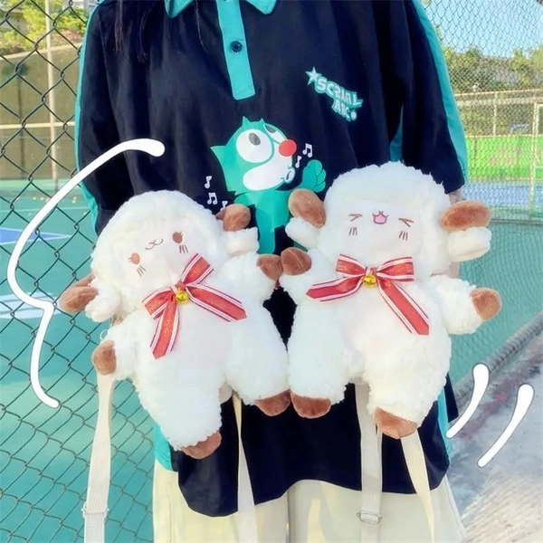 3D Kawaii Ram Sheep Crossbody Handbag for Cosparty