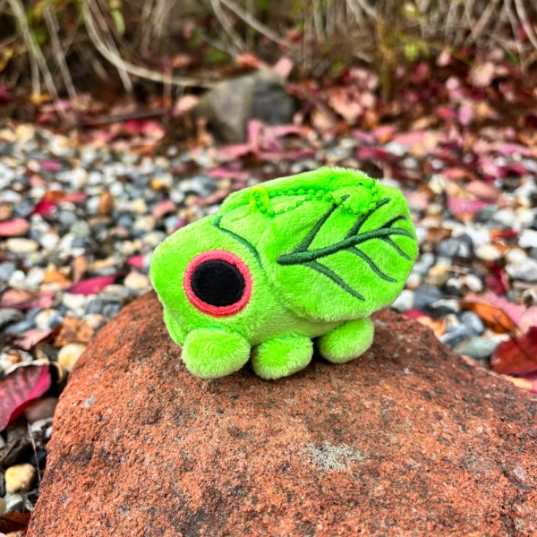 Green Planthopper Plush Keychain