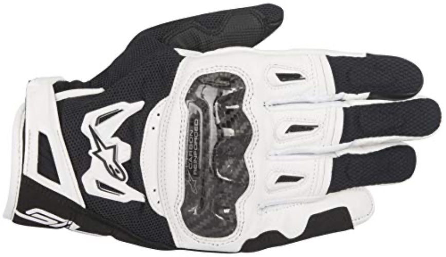 Alpinestars Leather Gloves - Medium - Black/White