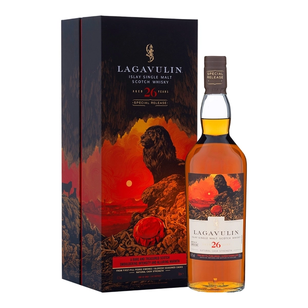 Estuche whisky Lagavulin 26 años Special Release 2021 single malt