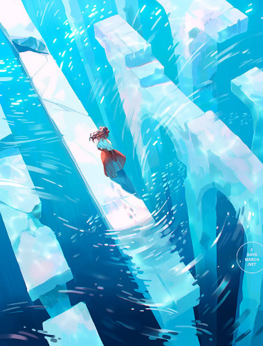 [A5] Mother's ocean; daughter's blue