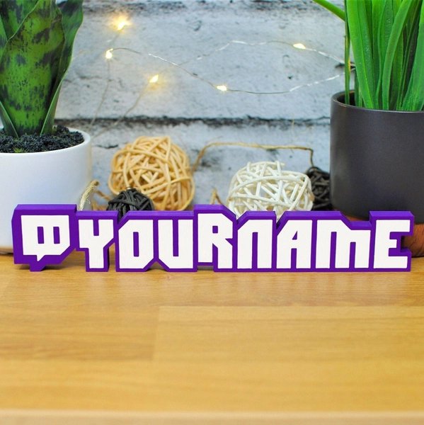 Custom Twitch Nameplate