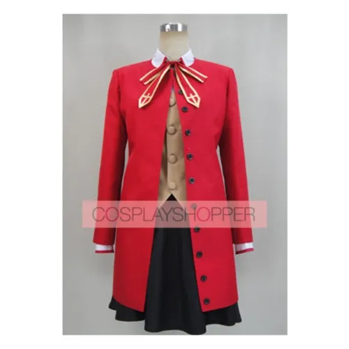 Fate Stay Night Rin Tohsaka Cosplay Costume With Coat Cosplay Costume for Sale
