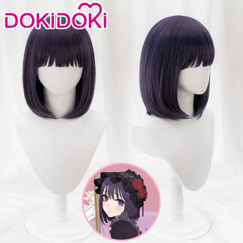 【Ready For Ship】DokiDoki Anime My Dress Up Darling Cosplay Kitagawa Marin / Kuroe Shizuku Cosplay Wig Purple Short | Manga Ver
