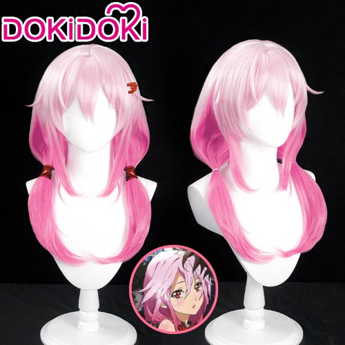 DokiDoki Anime Guilty Crown Cosplay Yuzuriha Inori Wig Long Straight Pink Wig | Wig-PRESALE