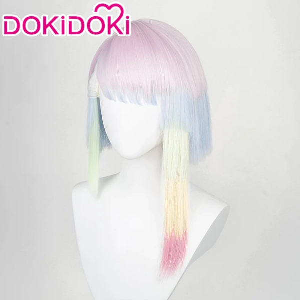 DokiDoki Anime Cosplay Wig Short Colorful Wig