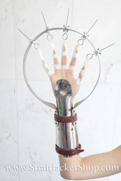 Vintage Orthopedic Arm Finger Traction Splint Brace