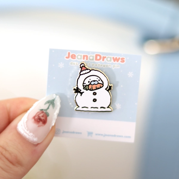 Christmas Mapo Enamel Pin