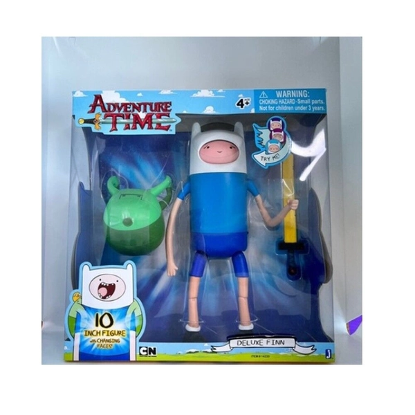 Adventure Time Deluxe Finn with Backpack Action Figure Collectible Toy