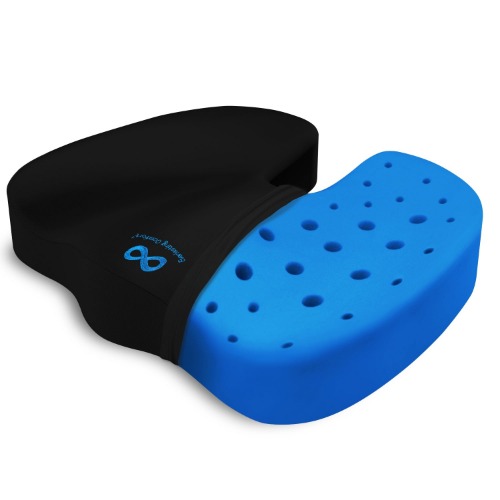 100% Memory Foam Seat Cushion - Gel Infused & Ventilated