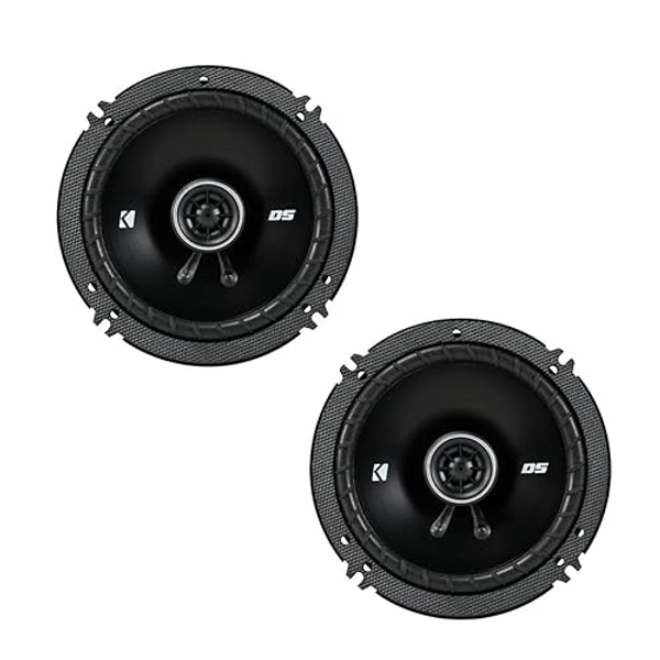 Kicker DSC650 6.5-Inch (160-165mm) Coaxial Speakers, 4-Ohm (Pair)