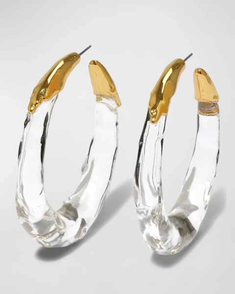 Alexis Bittar Molten Hoop Earrings