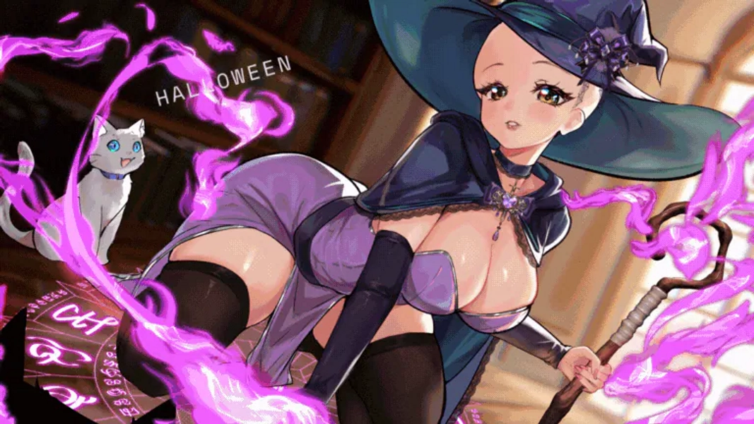  Halloween YCH 2025 : 🔮 by Angstowo (@Angstowo)