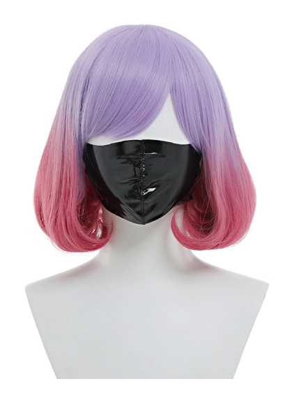 Luna Cosplay Wig Pink Purple Gradient Short Bob Wig