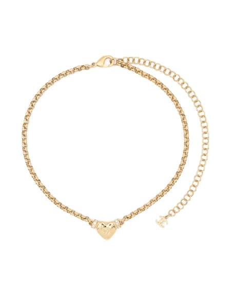 CHANEL Pre-Owned 2020s heart-pendant necklace | One Size