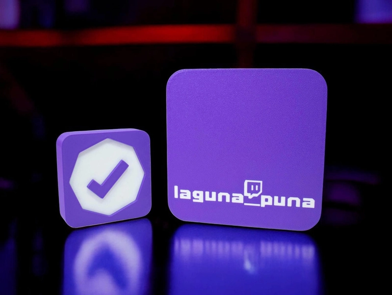 Twitch Partner Desk Decor | Streamer Gift