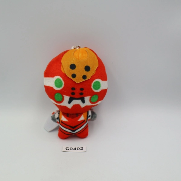 Neon Genesis Evangelion C0402 Round 1 Mascot 4" Plush Toy Doll Japan
