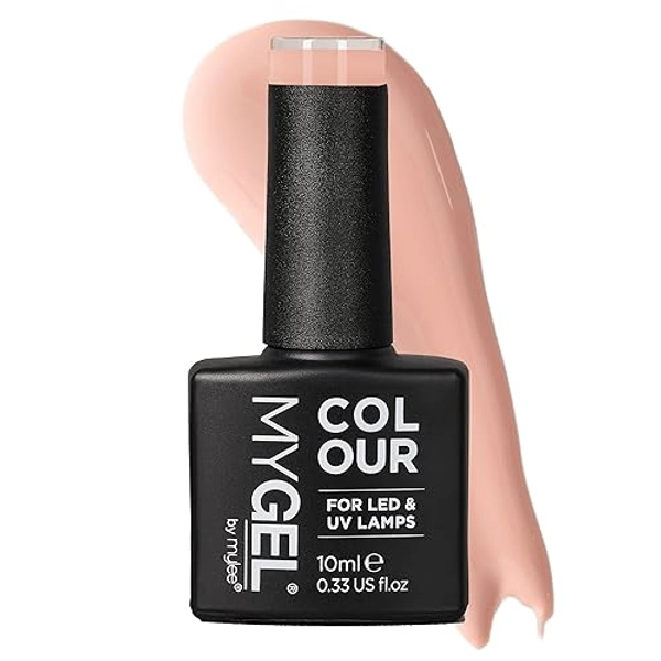 MyGel by Mylee Tickled Pink Esmalte de Uñas en Gel Semipermanente 10 ml UV/LED Nail Art Manicure Pedicure para Uso Profesional y Doméstico [Bare Elements Range] - Larga Duración y Fácil de Aplicar