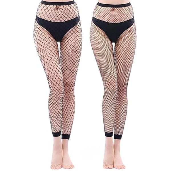2 Pairs Fishnet Tights