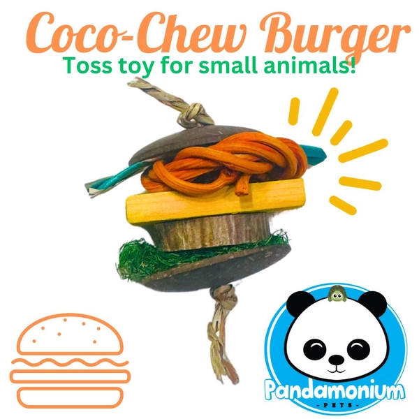 Coco-Chew Burger Toss Toys