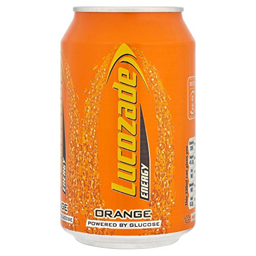 Lucozade Energy Can Orange ( 330ml x 24 x 1 ) - Orange - 330 ml (Pack of 1)
