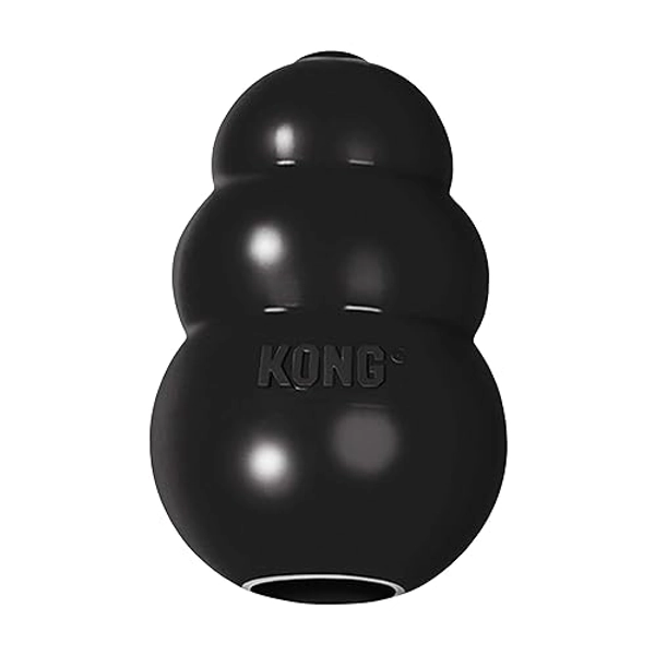 KONG Extreme Dog Toy - Fetch & Chew Toy - Treat-Filling Capabilities & Erratic Bounce for Extended Play Time Most Durable Natural Rubber Material - for Power Chewers - for Large Dogs