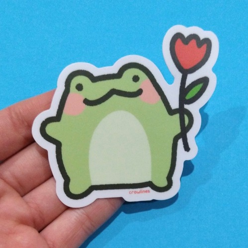 Tulip Frog Sticker | Default Title