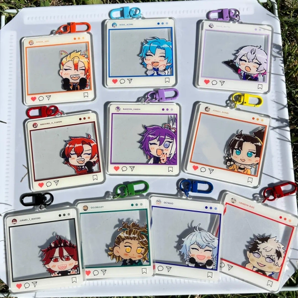 Holostars EN Tempus Armis Acrylic Charms - Etsy UK