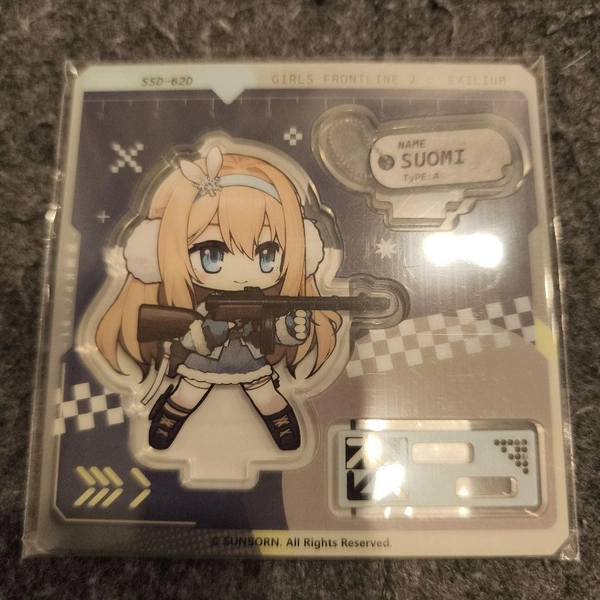 Girls' Frontline 2 Suomi Acrylic Stand China-only cafe goods
