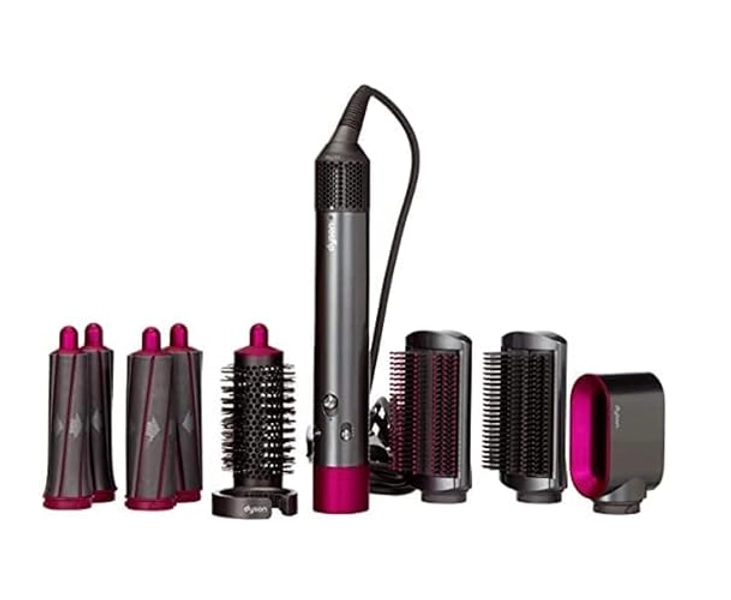 Dyson Airwrap Complete Styling Tool with Multiple Accessories Hot Fuchsia, Nickel 2.675m 1300W Hair Styling Tool (Hot Styling Tool with Multiple Accessories, 28°C, 90°C, Fuchsia, Nickel, 2.675m)