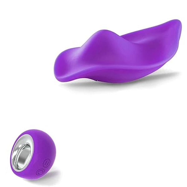 Wearable Panty Vibrators Adult Sex Toys for Women or Couples, Remote Control Clit Mini Vibrator with 12 Vibrating Modes Vibrating Panties Quite Rose Dildos Sex Machine Purple