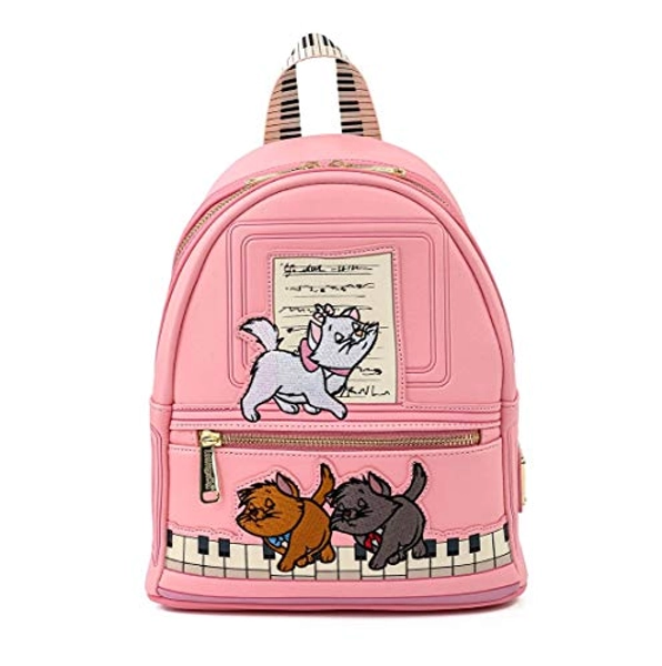 Loungefly Disney Aristocats Piano Kitties Womens Double Strap Shoulder Bag Purse