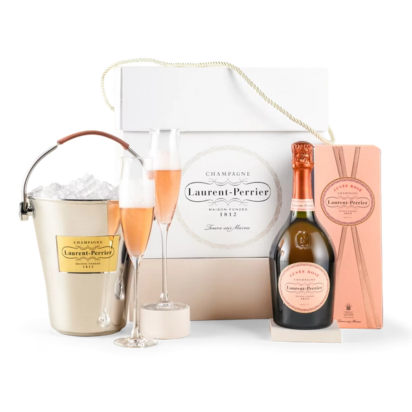 Laurent-Perrier Cuvée Rosé, Flutes & Ice Bucket Gift Set
