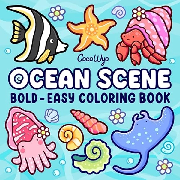 Ocean Cozy Coloring Book