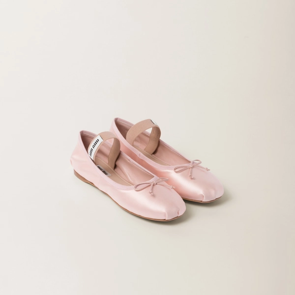 Satin ballerinas