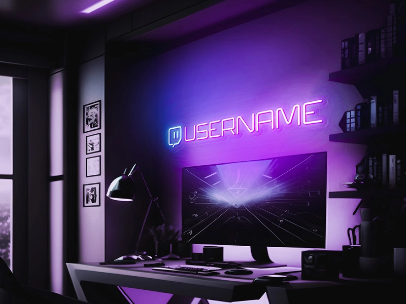 Gamer neon sign custom, game room decor, personalized gamer tag sign, gaming wall art, gaming led light, gift for boyfriend, husband gift