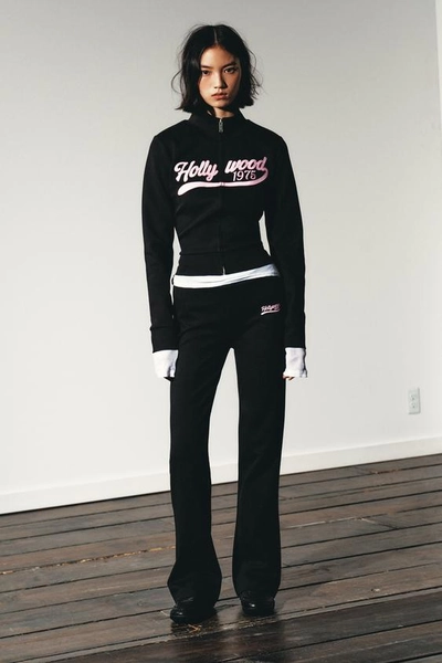 FLARE FLEECE TROUSERS