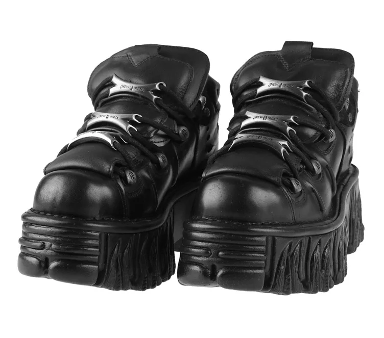 Ghete NEW ROCK - ITALI NEGRO, NOMADA NEGRO, FIRE NEGRO - M.106-S71  -  Metalshop.ro