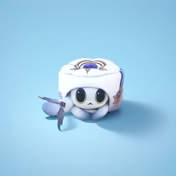 Honkai Star Rail Plush Cat Cake Cute HSR Stuffed Animals - Small / Sunday