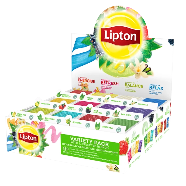 Lipton Tea Sortiment (Displaybox med 12 pk. á 15 breve)
